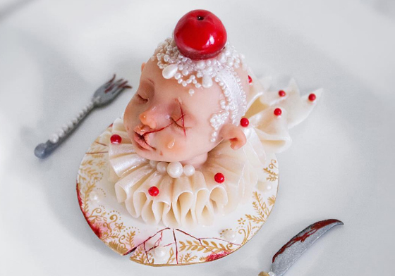 這是漢尼拔的餐桌風景嗎？異色童話風格的手作雕刻 instagram、tina.yu.artist、Tina Yu、藝術、獵奇、藝術