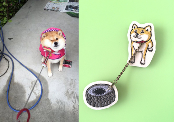 耍賴還這麼可愛就只有柴柴了！讓人會心一笑的「抵死不從」柴犬小物 柴柴、柴犬、刺繡、裝飾、飾品