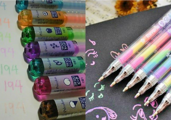 買筆就是要把所有顏色都買齊！小學時候我們總會做的5件事 小學、童年、回憶、刻印章、姓名貼紙