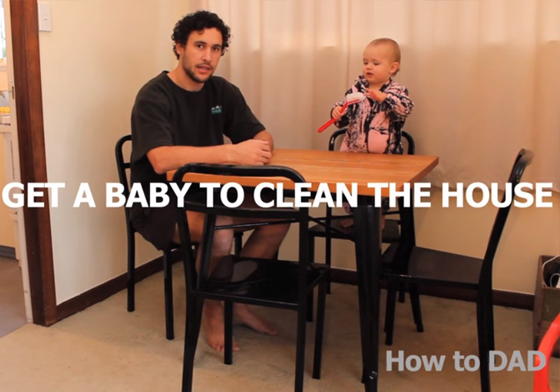 想叫小孩幫忙打掃家裡嗎？來看看《How to DAD》假認真教學影片 親子、育兒、可愛、搞笑、How to DAD