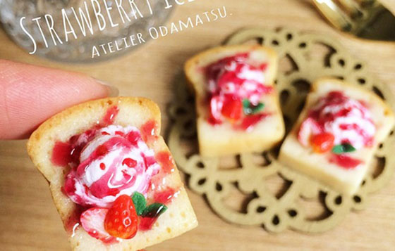 真的可以吃的吐司胸針？手作達人的擬真麵包工坊開張啦！ odamatsu、食玩、吐司、日本、麵包、胸針、甜點、擬真、黏土