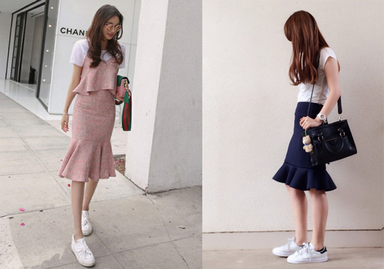 微大人感單品再一發！女孩也可以嘗試的成熟單品—魚尾裙 魚尾裙、成熟、大人感、女孩、穿搭