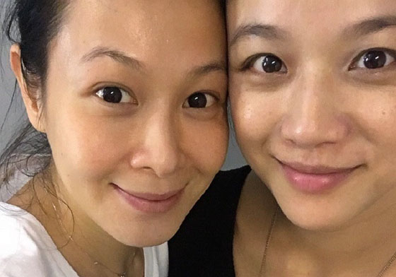 妞快報：劉若英曬與湯唯貼臉照 逆齡素顏不必修修臉 妞快報、劉若英、湯唯、逆齡、素顏、好交情、親密、演唱會、合照