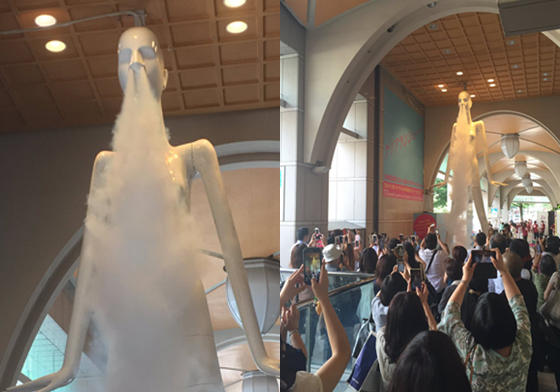 鼻子會噴氣的進擊巨人！？ 名古屋娜娜醬再度引發話題 名古屋、娜娜醬、ナナちゃん、鼻孔噴氣、模特兒