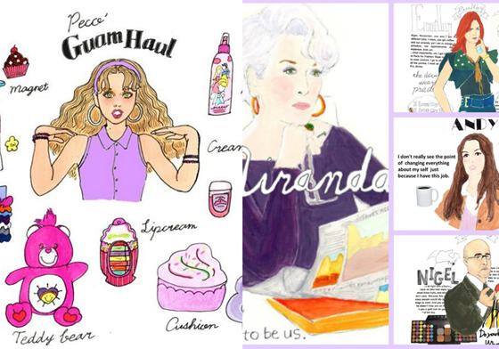 日本女孩筆下的少女風手繪畫　快來看看美、日藝人都怎麼穿！ funnykd、ゆきだ、穿搭、手繪、繪畫、Peco、りゅうちぇる、電影、藝術