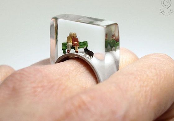 指尖上的日常進行式！活在戒指裡的微型世界 戒指、樹脂、首飾、微型創作、生活