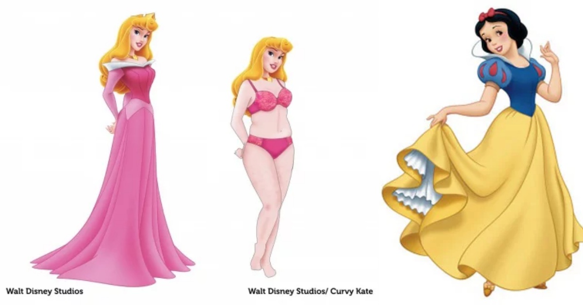 肉肉身材又怎樣！迪士尼公主的內衣時尚重建女孩自信 迪士尼公主、內衣、時尚、內在美、自信