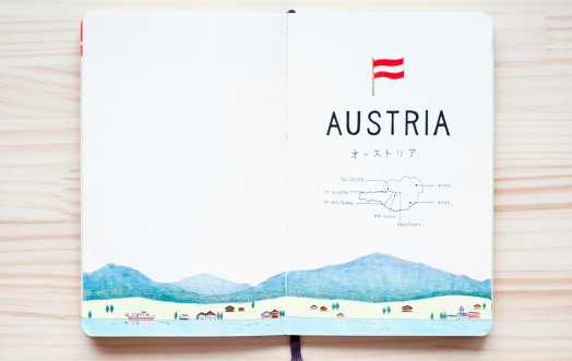 我揮揮衣袖帶走一片小清新  東京插畫家用畫筆為旅行回憶加工 插畫、Kondo Yoshie、旅行、旅遊、手帳