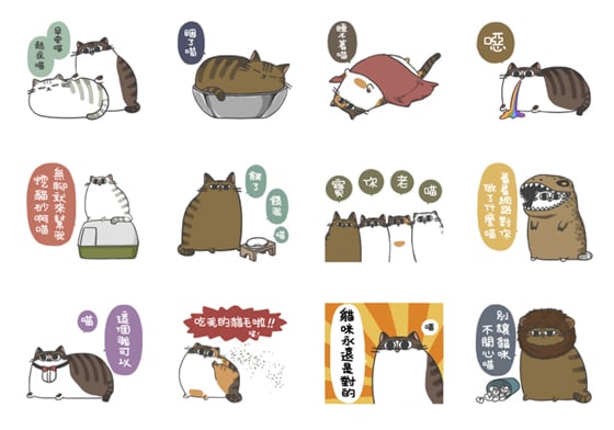 「吃我的毛啦！」貼圖《歡迎光臨花貓大旅社》一窺貓主子的腹黑內心 歡迎光臨花貓大旅社、貓、貓奴、貼圖、腹黑