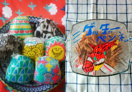 便當就是我愛的小卡 保鮮膜專用筆讓便當變得超可愛 保鮮膜專用筆、卡通便當、日本、便當、飯糰