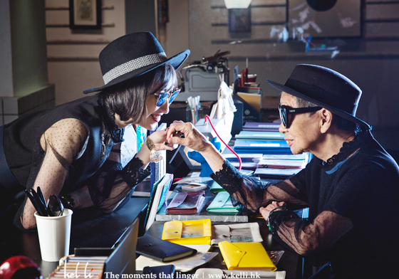 「這一次我想讓她成為女王！」孫女牽90歲可愛潮嬤拍時尚照 Kel Li、攝影、奶奶、潮嬤、孫女