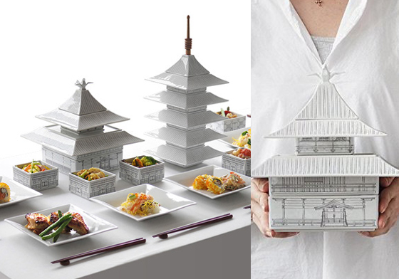吃頓飯就瞬間移動到了京都？日本3D古城便當盒吸睛上市 日本、古城、便當、精緻、3D、京都、世界遺產、金閣寺、五重塔、器皿、KINKAKU