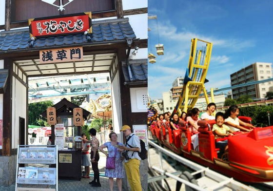 到雷門千萬別忘了去玩一下！昭和感十足的《淺草花屋敷》樂園 日本、東京、淺草、淺草寺、雷門