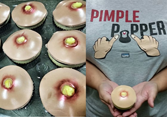 網友一看就想立馬放火燒掉！噁爛到爆的杯子蛋糕你敢吃嗎 痘痘、粉刺、杯子蛋糕、醫生、蛋糕