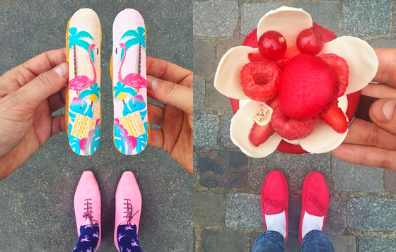 如果小露也有穿搭IG的話......法式甜點與鞋子的浪漫邂逅 鞋子、法國、巴黎、甜點、夢幻