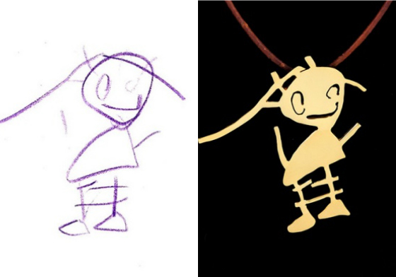 以後亂畫的圖通通留著！8個小孩子設計最童真的飾品 塗鴉、亂畫、項鍊、飾品、小孩