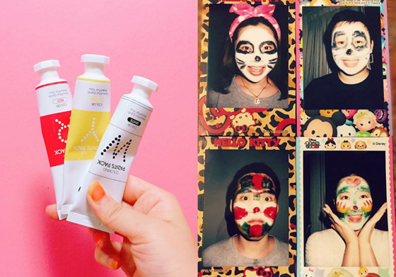 幹嘛拿水彩敷臉啦？多功效顏料面膜韓妞部落客也瘋玩！ 面膜、凍膜、顏料、水彩、顏料面膜