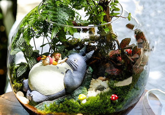 你的盆栽就是小梅的遊樂場！超迷你的龍貓園藝裝飾 宮崎駿、龍貓、園藝、裝飾、花草