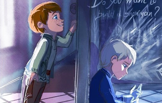 如果艾莎女王變成國王......性別反轉的《冰雪奇緣》fan art 艾莎、冰雪奇緣、安娜、雪寶、王子