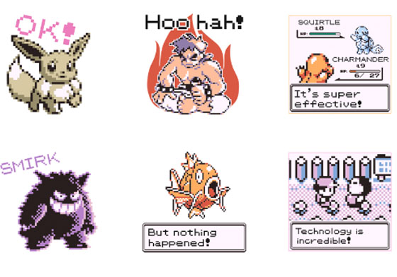 點下去真的會熱淚盈眶！《Pokémon有聲遊戲點陣貼圖》重溫寶可夢的紅藍版時代    貼圖、Pokémon有聲遊戲點陣貼圖、懷舊、寶可夢、紅藍版