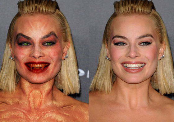 不是每個吸血鬼都像愛德華那麼帥！好萊塢藝人們的吸血鬼P圖大賽 吸血鬼、修圖、photoshop、P圖、惡搞