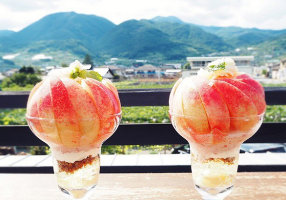 看美景吃水蜜桃的天堂級享受！日本夏季限定咖啡屋清爽登場 日本、水蜜桃、咖啡屋、咖啡、李子