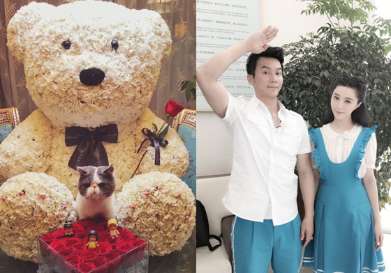 妞快報：七夕撩妹最強！李晨的下班驚喜讓范冰冰直呼「幸福的感覺」 妞快報、李晨、范冰冰、熊娃娃、七夕