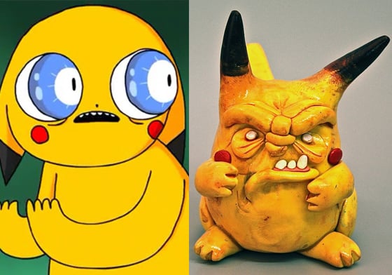 看到這些還會想玩《Pokémon GO》嗎？皮卡丘的崩壞系列照 皮卡丘、惡搞、神奇寶貝、精靈寶可夢、崩壞、Pokémon GO、KUSO