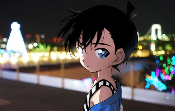 難得他出現的地方沒有殺人案件！偶爾也會耍浪漫的柯南約會fan art 柯南、約會、fan art、日本、東京