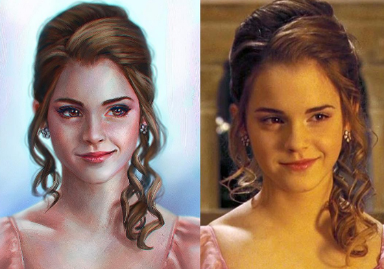 卡通版的艾瑪華森長這樣！美艷度完全不輸真人的fan art Abigail Diaz、Philippines、serafleur.art、instagram、serafleur