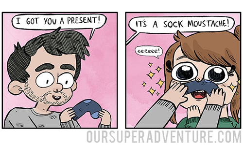 這不是真愛什麼是真愛！穩交情侶的怪怪情趣日常 漫畫、情侶、穩交、老夫老妻、Sarah Graley   