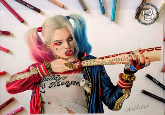 宛如躍於紙上的電影人物！60秒的繪畫縮時攝影 David Dias、色鉛筆、影片、Prismacolor、電影