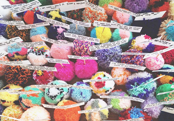 最可愛的道歉方法就是這個！不敢當面說的話就用「毛球」來表達吧 apomogy、道歉、道歉毛球、毛球、pom pom、藝術、藝術