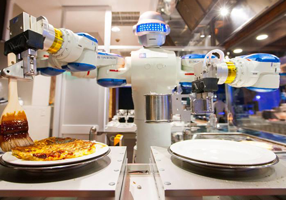 吃一口機器人為你做的大阪燒吧！200年後的餐廳就在日本豪斯登堡主題樂園 機器人、餐廳、日本、九州、豪斯登堡、主題樂園