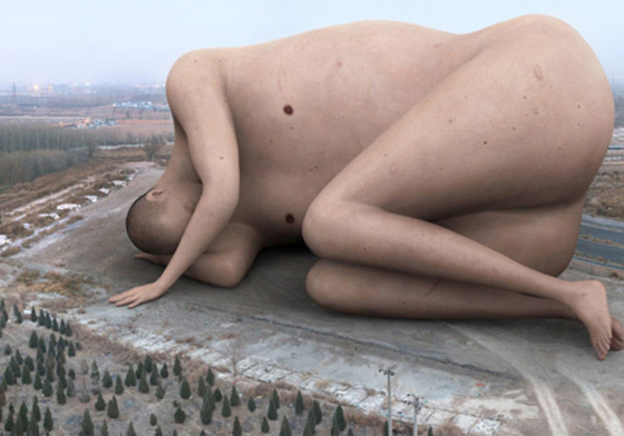 《進擊的巨人》街頭現身啦？超巨大生物影像創作反映社會現況 Animal Regulation、藝術家、Liu Di、大自然反撲、影像創作、柳迪、藝術