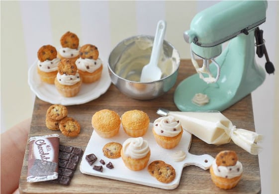 這些袖珍甜點可口得太過分啦！連彩虹蛋糕都完美複製的超強陶土藝術 微型、迷你、娃娃屋、日本、可愛