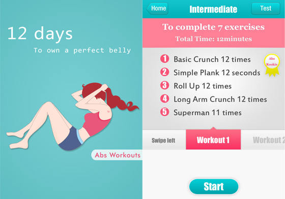 8/25限時免費App特輯：12天還你窈窕小腹！ 限免、免費、特價、iPhone、App