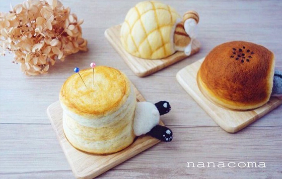 我才不相信這些食物都是假的！超強的羊毛氈美食俱樂部開張啦 nanacoma7575、 食物、羊毛氈、美食、麵包