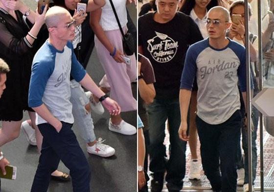 妞快報：哪有光頭這麼帥啦！「最帥乾隆」霍建華霸氣頂光頭現身機場 妞快報、霍建華、如懿傳、最帥乾隆、光頭