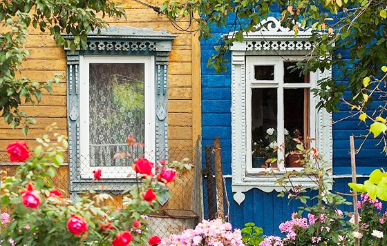 把蕾絲披在木頭窗框上？俄羅斯的唯美木造建築藝術 蕾絲、木造、建築、木頭、窗框