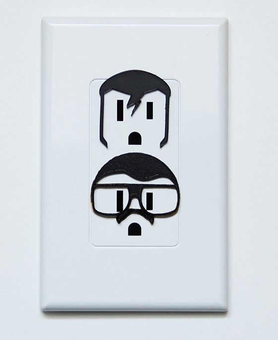 超可愛居家裝飾！讓人不自覺揚起嘴角的萌萌插座貼 插座貼紙、居家裝飾、可愛插座貼、3C控、雷射切割