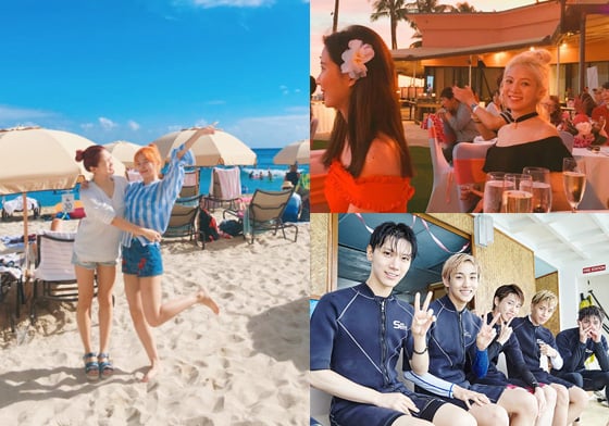 好想跟歐爸一起出團啊！SM娛樂夏威夷員工旅遊照花絮 夏威夷、 sm、exo、red velvet、少女時代、員工旅遊、super junior、nct   