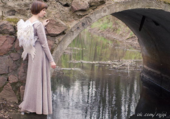 背上它讓人不回頭也難！擁有一雙超夢幻翅膀的「天使書包」 天使、書包、翅膀、夢幻、萬聖節、裝扮、OrangeCatMinsk