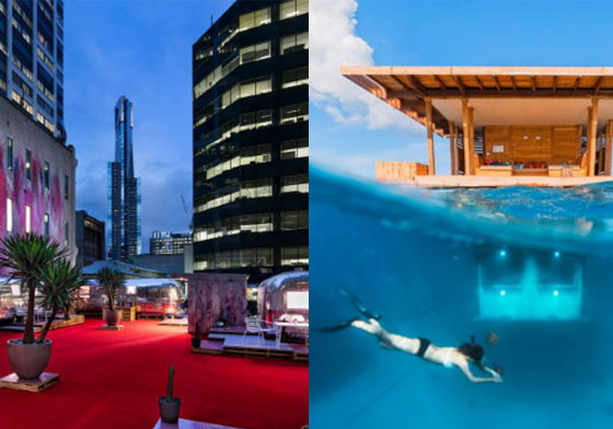 沒想過可以住人的地方竟變旅館？2間海外特色旅館讓你大開眼界 澳洲、墨爾本、Notel、停車場、旅館、拖車、東非、桑給巴爾群島、奔巴島、Manta Resort、水下旅館