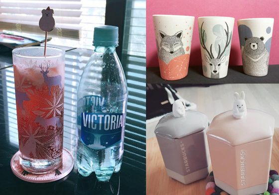 美成醬只好通通打包了！韓國星巴克推超夢幻限量「動物秋季新品」 星巴克、Starbucks、韓國、秋季、夢幻、動物、限量、保護、開賣、杯子、變色