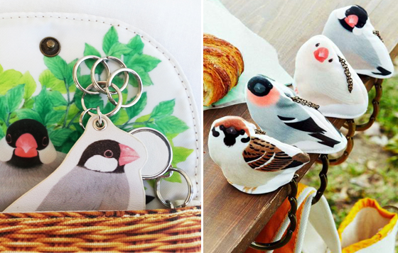 咦我的鑰匙怎麼飛走了？意境感十足的鳥類小物特輯 YOU＋MORE、鑰匙包、包包、吊環、小鳥