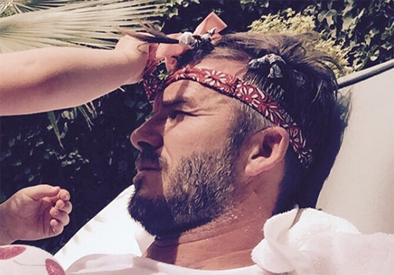 原來性感型男也有這一面啊！超人爸爸貝克漢與寶貝們的可愛瞬間 貝克漢、哈潑、可愛、溫馨、親子、帥爸爸、有愛