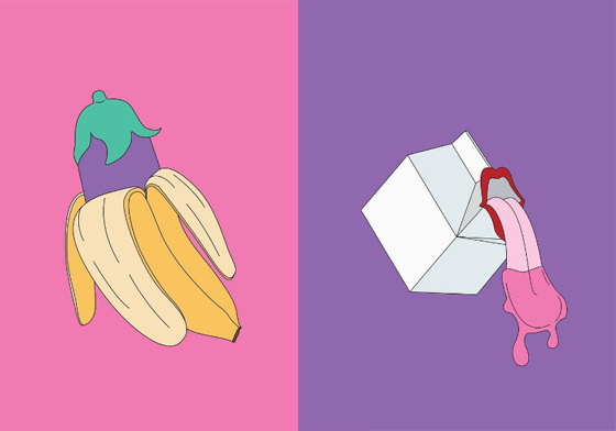 其實我們每天都在跟牛奶盒喇舌？惹你發笑的怪怪插圖俏皮登場 Chloe Bennett、yeah.yeah.chloe、插圖、作品、創作