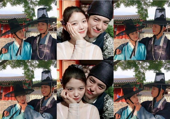 親親還幫忙擦擦小嘴！《雲畫的月光》戲外比戲內還要閃啊 雲畫的月光、花絮、朴寶劍、金裕貞、李韺