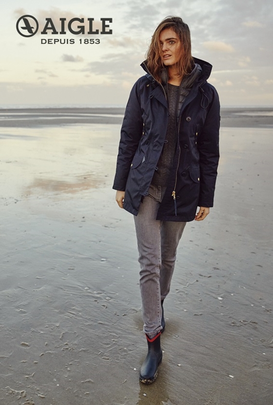 [新聞稿]冬天不只要保暖還要防雨啊！全方位的法式風格呵護 AIGLE、防水、大衣、外套、溫暖